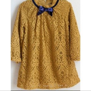 Genuine Kids mustard lace dress